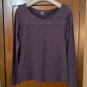 Horny Toad long sleeve purple Oolong style shirt